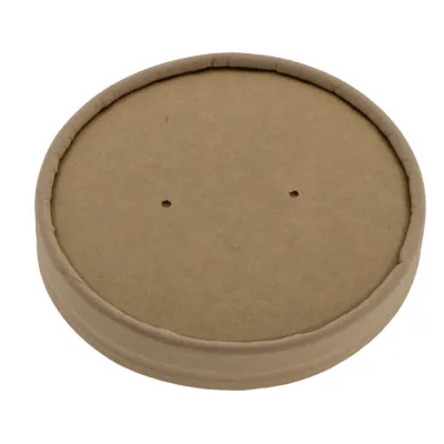 Cardboard Lid for Ice Cream and Soup Cups Ø96mm - 500 pcs/box
