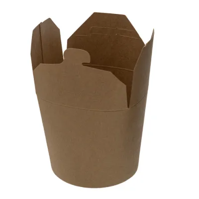 Noodle Box to Go Kraft 750cc - 500 pcs/box.