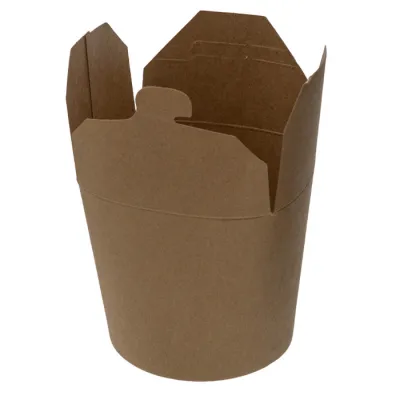 Noodle Box to Go Kraft 950cc - 500 pcs/box.