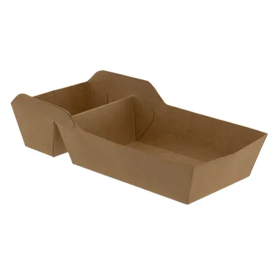 Fries Tray A9+1 Kraft 160x70mm - 500 pcs/box