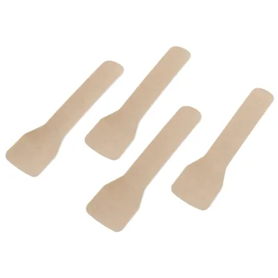 Paper Ice Cream Spoon Kraft 95mm - 2,000 pcs/box