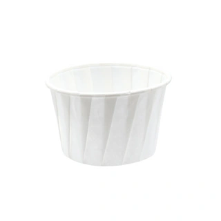 90ml Sauce Cups - Paper ø2.48x1.61 in - White - 5,000 pcs/box