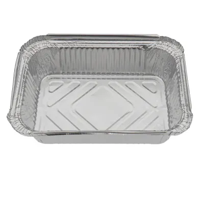 Aluminum Tray Rectangular 700ml 185×135×50mm – 1,000 pcs/box