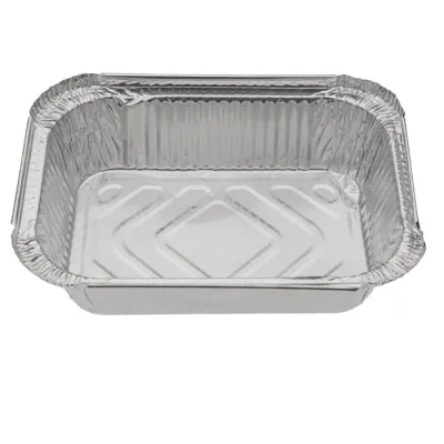 Aluminum Tray Rectangular 900ml 195×145×55mm – 1,000 pcs/box