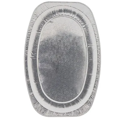 Aluminum Serving Platter Oval 55cm - 50 pcs/ds.
