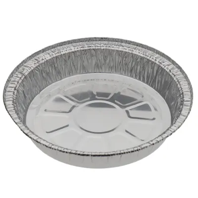 Round Aluminum Tray 930ml Ø232x47mm – 500 pcs/cs.