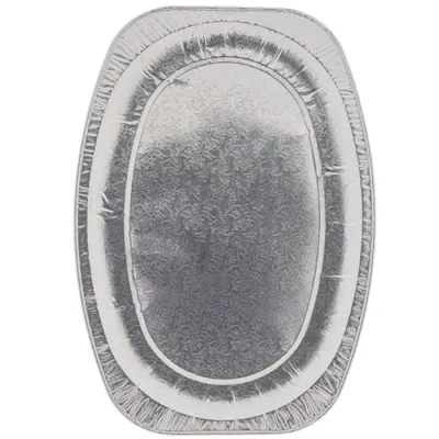 Aluminum Serving Platter Oval 43cm - 50 pcs/box.