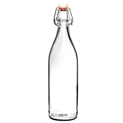 Giara Swing Bottle – 1 Liter - Round - Unprinted - 36 pcs/ds.