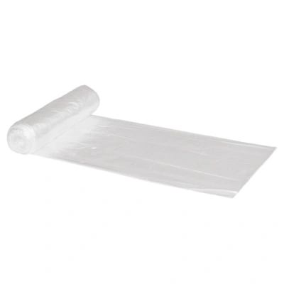 Transparent Pedal Bin Liners HDPE - 7mu - 50x50cm 20 Liters - 1,600 bags
