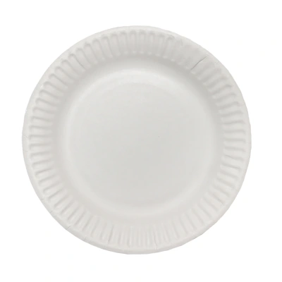 Cardboard Plate - Ø15 cm - White - 2,000 pcs/box