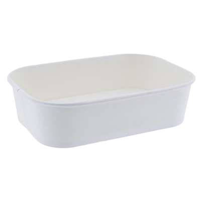 Meal Container White 650cc - 300 pcs/box