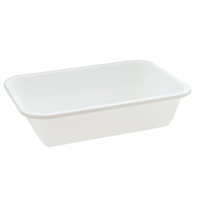 PP Menu Tray 187/45 ECOFIT 1C White - 1,080 pcs/box.