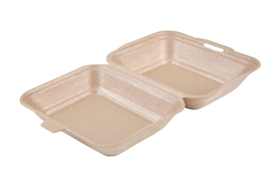 EPP Meal Box - Champagne - 278x266x36.5 mm - 360 pcs/cs