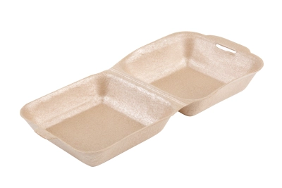 EPP Large Hamburger Box - 312x146x47mm - Champagne - 300 pcs/box