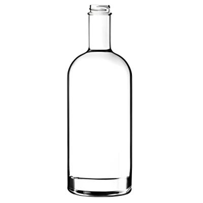 Oslo Glass Bottle – 1 Liter - Unprinted - 36 pcs/box