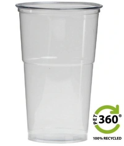 Sustainable Plastic Beer Glass PET360® 17oz (22oz max) - 800 pcs/box