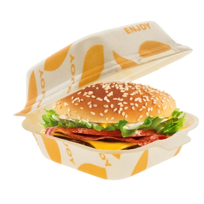 Hamburger Box XPS White - 500 pcs/box