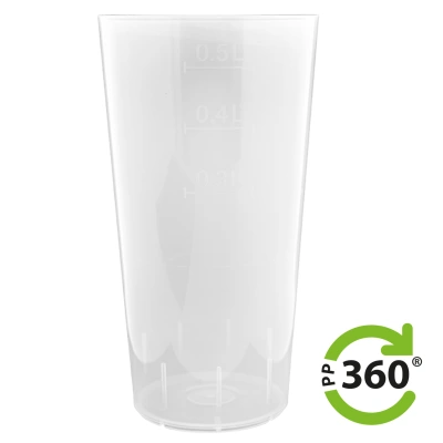 Hardcups PP360® IML printing 500cc (max) - 8,000 pc/box.