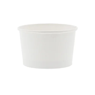 White Ice Cream Cup 130ML/4OZ - 1,000 pcs/box.