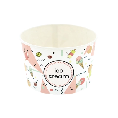 Ice Cream Cups 245ml/8oz - 600 pcs/box