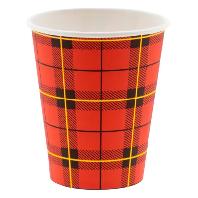 Scotty Red Cardboard Coffee Cup 150cc/6oz - 2,500 pcs/box.