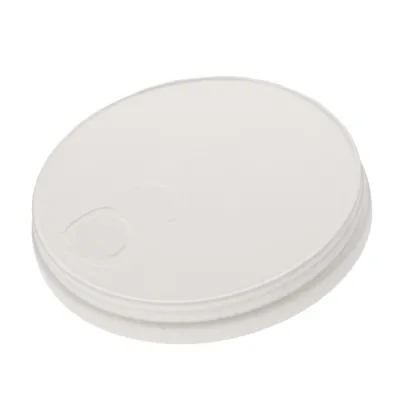 Lid for coffee cup Ø90 mm – white cardboard with sipper tab