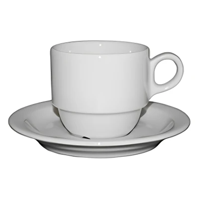 Custom Printed Coffee Cup & Saucer | 160 ml | Legion