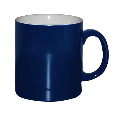 Mug Kitty – 10 oz – Blue-White - Plain - 36 pcs/box