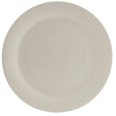 Cardboard Plate White Ø22cm - 1,000 pcs/box.