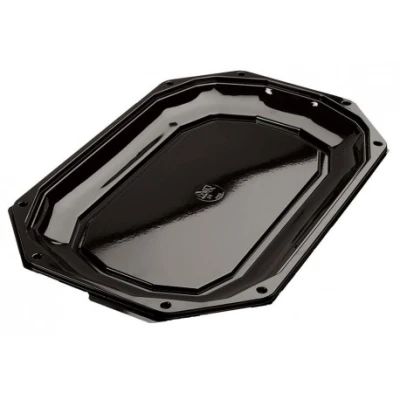 Catering Tray CS430 Black/PET 1-compartment 43X28X3.2cm - 100 pcs/box.