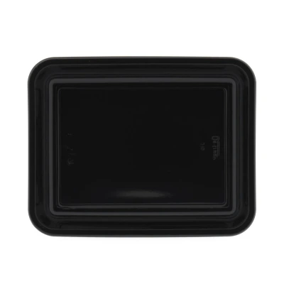 Meal Tray CPET 227/35 1C Black - 320 pcs/box
