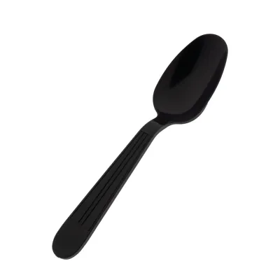 Reusable Spoon 151mm Black PPMF - 1,000 pcs/box