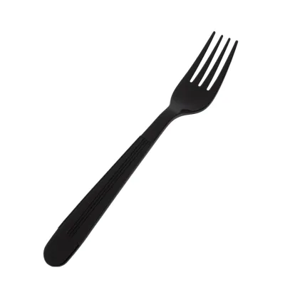 Reusable Fork 182mm Black PPMF - 1,000 pcs/box