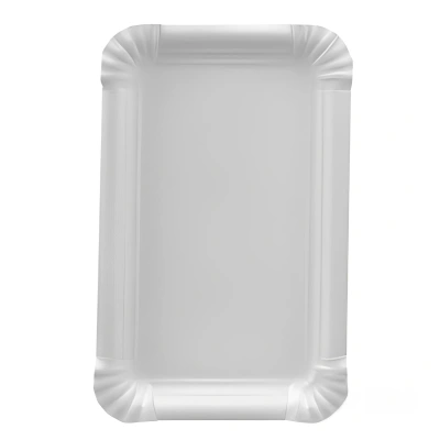 Cardboard Dishes (175 x 110 mm) - White - 1,000 pcs/ctn