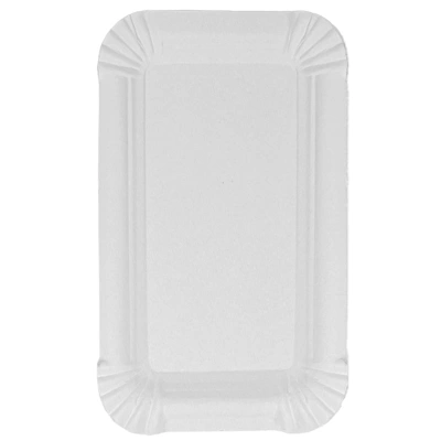 Rectangular Dish (90 x 150mm) - Cardboard - White - 2,500 pcs/box