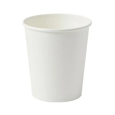 White Paper Ice Cream Cups 130ml/4oz - 1,000 pcs/box