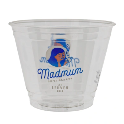 Sustainable plastic cup/shaker PET360® 270cc /9oz - 1,000 pcs/ds. MADMUM