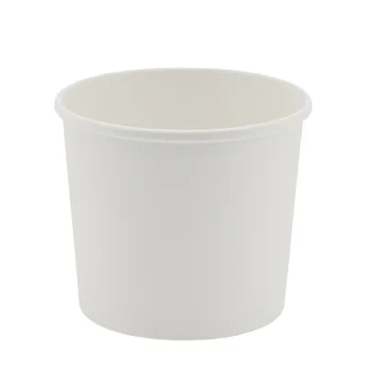 Cardboard Ice Cream Cups White 360ml/12oz - 1,000 pcs/ctn.