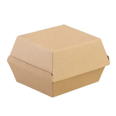 Kraft Cardboard Hamburger Box - 400 pcs/box