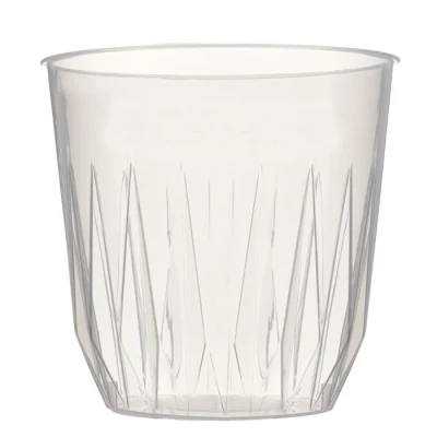 Plastic Wine & Juice Glass Diamond (PP) 220cc - 500 pcs/box