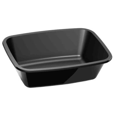 Meal Tray CPET 173/50 1C Black - 501 pcs/box.