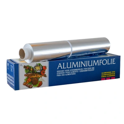Aluminum Foil in Cutter Box 45cm x 150m 18 Micron - 1 pc/ds.