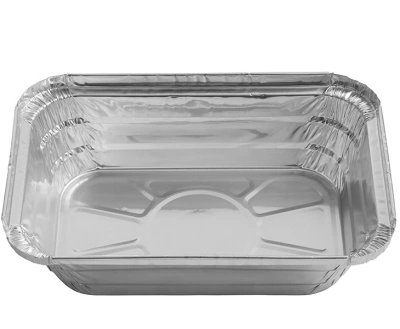 Aluminum Tray Rectangular 205x138x50mm - 800 pcs/box.