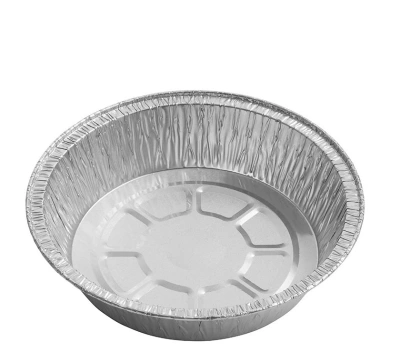 Aluminum Tray Round 185x40mm - 500 pcs/box.