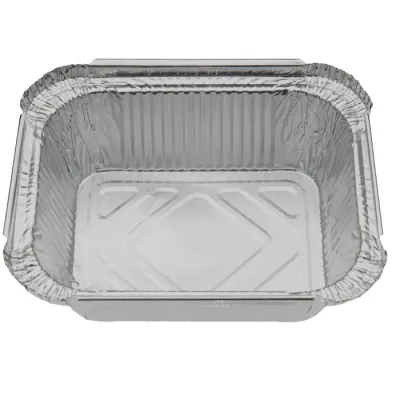 Aluminum Tray Rectangular 450ml 150×120×50 mm – 1000 pcs/box