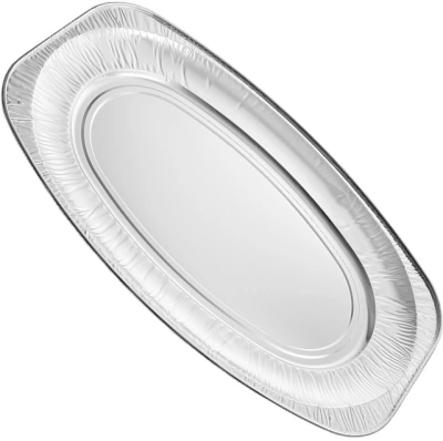 Aluminum Serving Platter Oval 55cm - 50 pcs/ds.