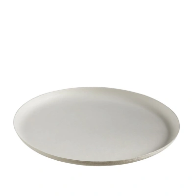 Bagastro Sugarcane Round White Plate/160mm - 40 pieces