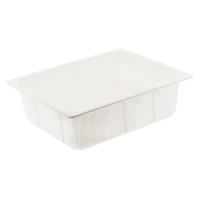 Gastro Half PP Thermoform 325/100mm White- 100 pcs/box