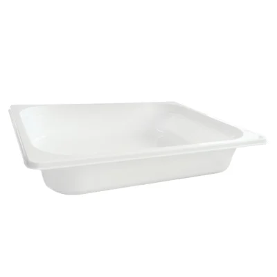 Food Tray PP 1/2 G IM White 60mm - 100pcs/ds.