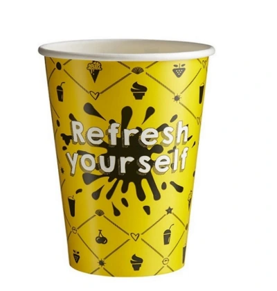 Milkshake Cup Cardboard Refresh 300ml/12oz - 1,000 pcs/box